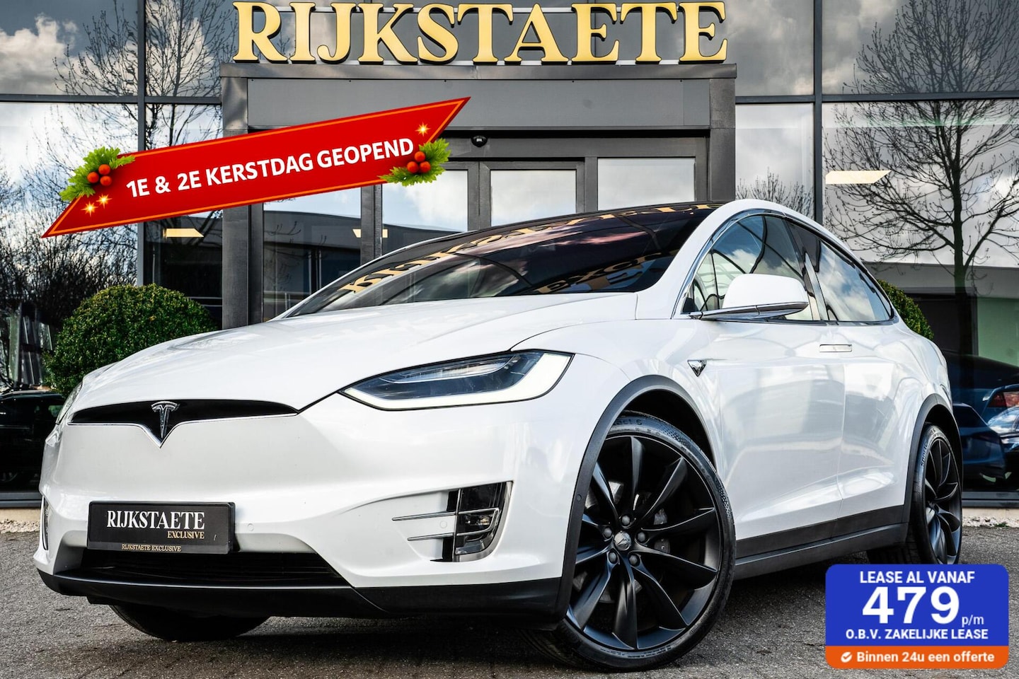 Tesla Model X - 100D|AUTOPILOT|PANO|22''|360°|LEDER|KEYLESS - AutoWereld.nl