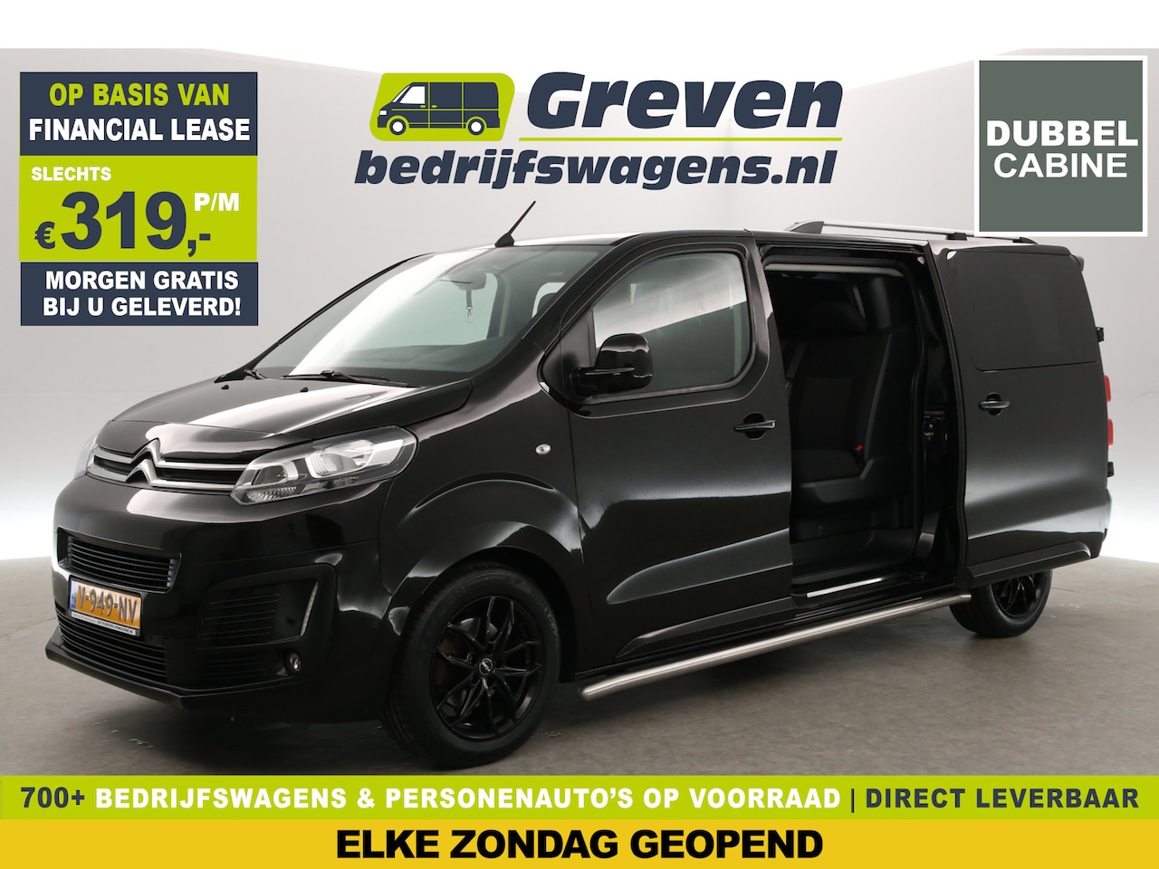 Citroën Jumpy - 2.0 BlueHDI L3H1 | DC | Airco | 360° Camera | Cruise | Trekh. | Carplay | 2xSchuifdeur | N - AutoWereld.nl