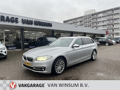 BMW 5-serie Touring - 518d Luxury Edition Pdc Lmv Cruise Klima Automaat Navi Nap Lederen bekleding