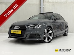 Audi A3 Limousine - 2.0 TFSI quattro S-line Nano Grey Panodak Virtual Carplay Navi Trekhaak