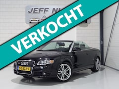 Audi A4 Cabriolet - 2.0 TFSI S-Line "Automaat" Leer Xenon Stoelverwarming Bose Cruise-control Youngtimer in un