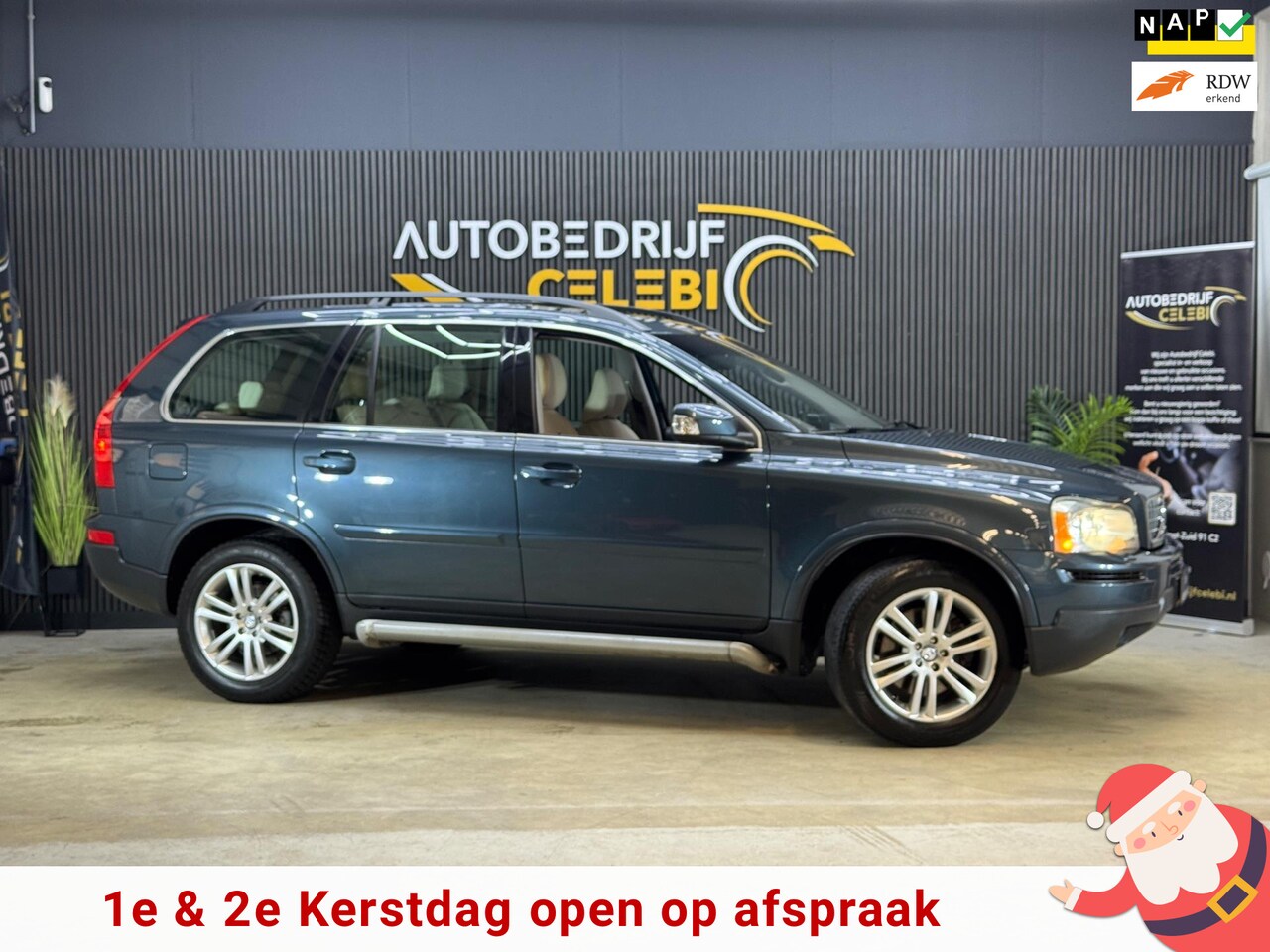 Volvo XC90 - 2.4 D5 Momentum 2007 BLAUW AUT|STOELVERWR|CARPLAY - AutoWereld.nl