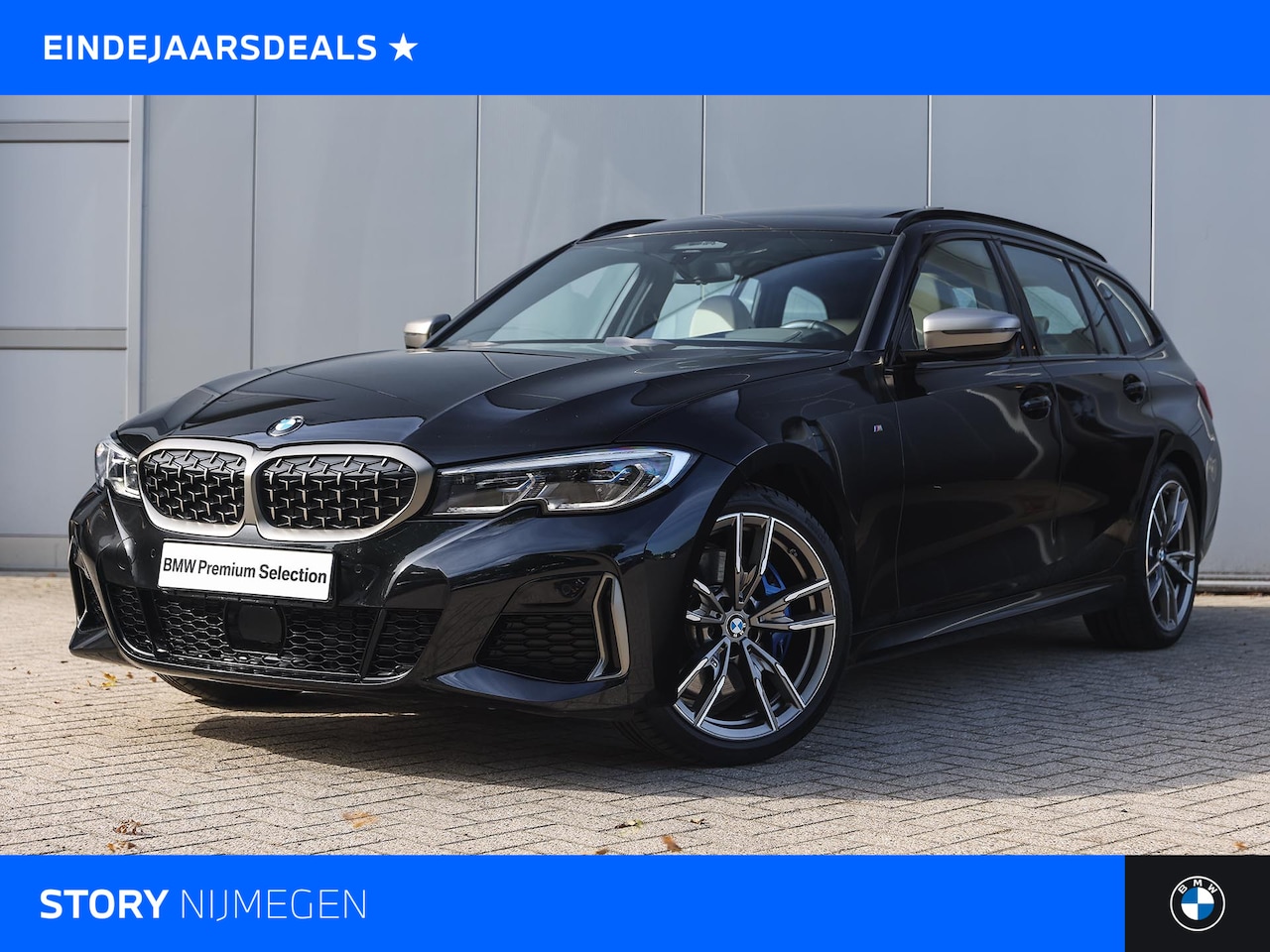 BMW 3-serie Touring - M340i xDrive High Executive Automaat / Panoramadak / Trekhaak / Sportstoelen / Laserlight - AutoWereld.nl