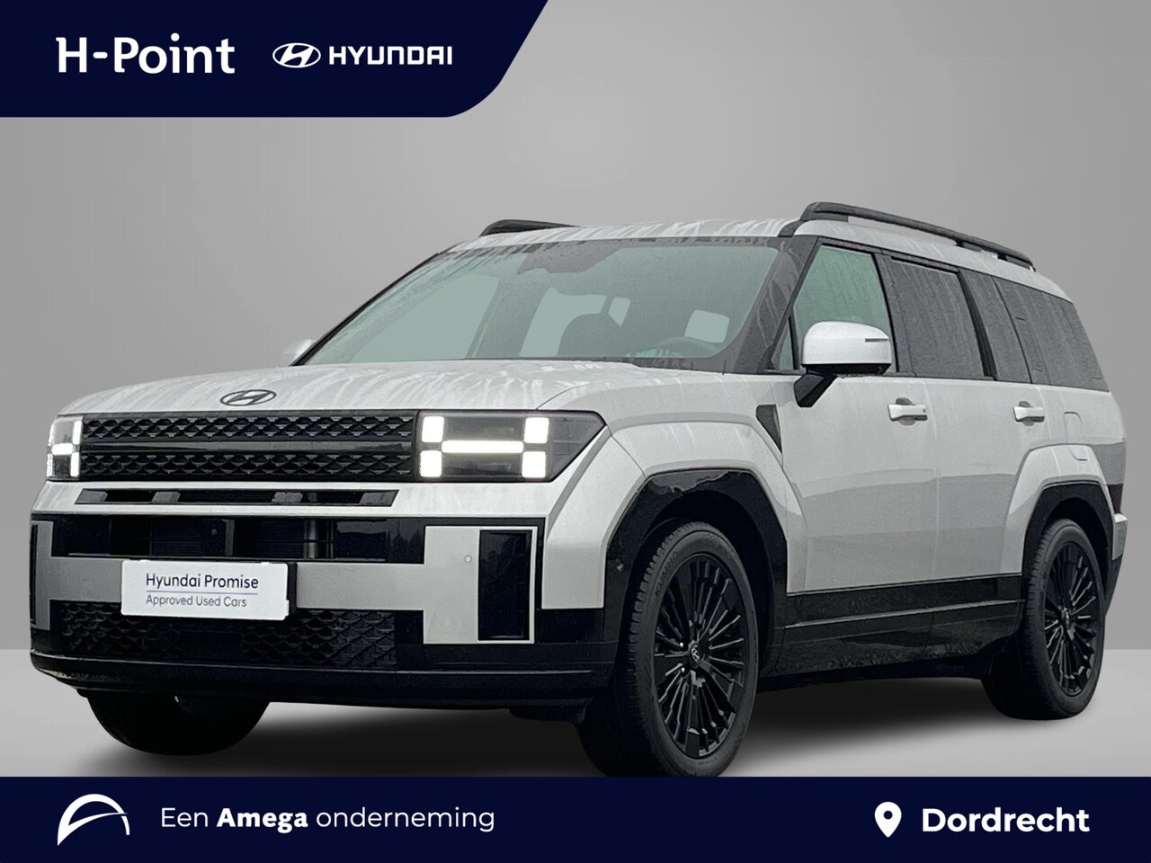 Hyundai Santa Fe - 1.6 T-GDI PHEV Black Line 4WD 7p. | Lederen bekleding incl memory | Black Pack | Blind-spo - AutoWereld.nl