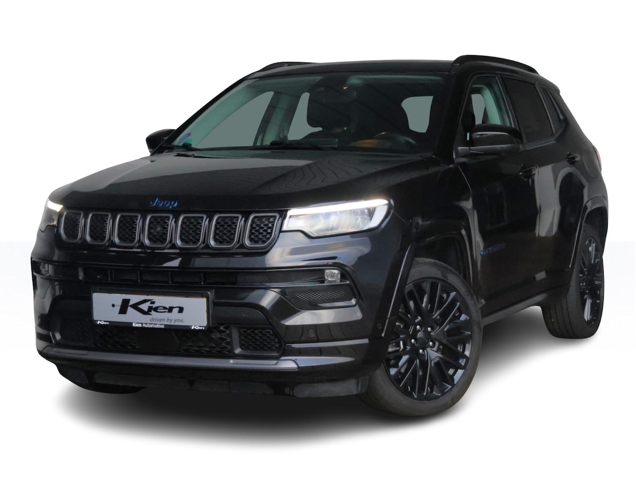 Jeep Compass - 4xe 240 Plug-in Hybrid Electric S | Pano-dak | Lederen bekleding | 19 Inch | 360 Camera | - AutoWereld.nl