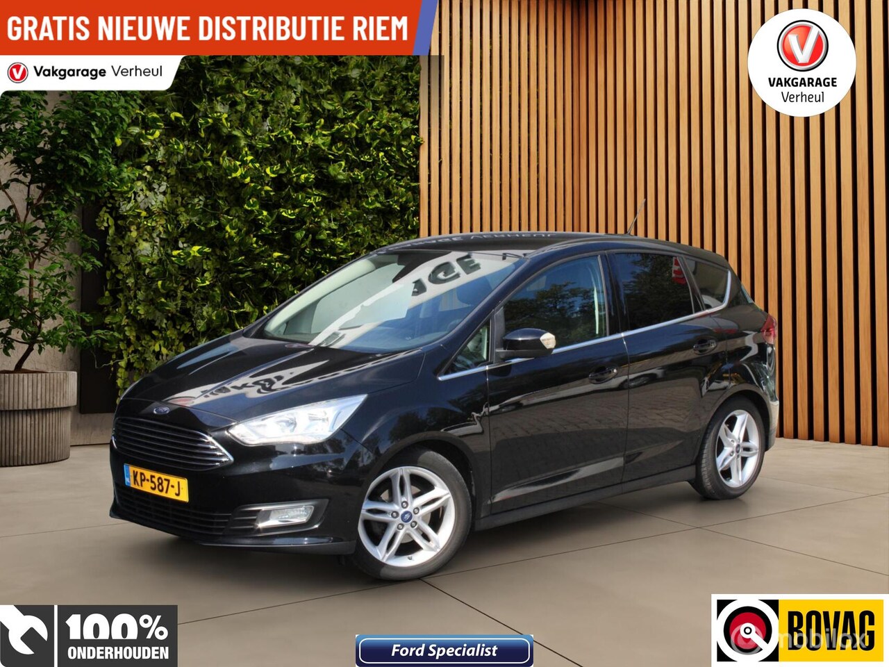 Ford C-Max - 1.0 Edition Plus|125Pk|Trekhaak|Navi|Boekjes - AutoWereld.nl