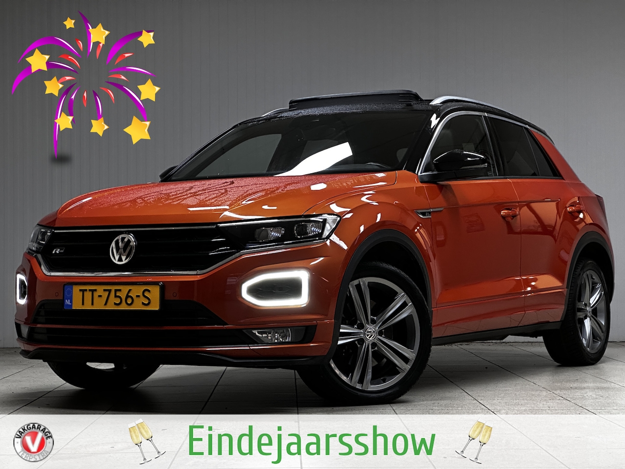 Volkswagen T-Roc - 1.5 TSI Sport /150PK! /AUTOMAAT! /Trekhaak /Pano-Dak /LED Koplampen /Apple + Android /DAB+ - AutoWereld.nl