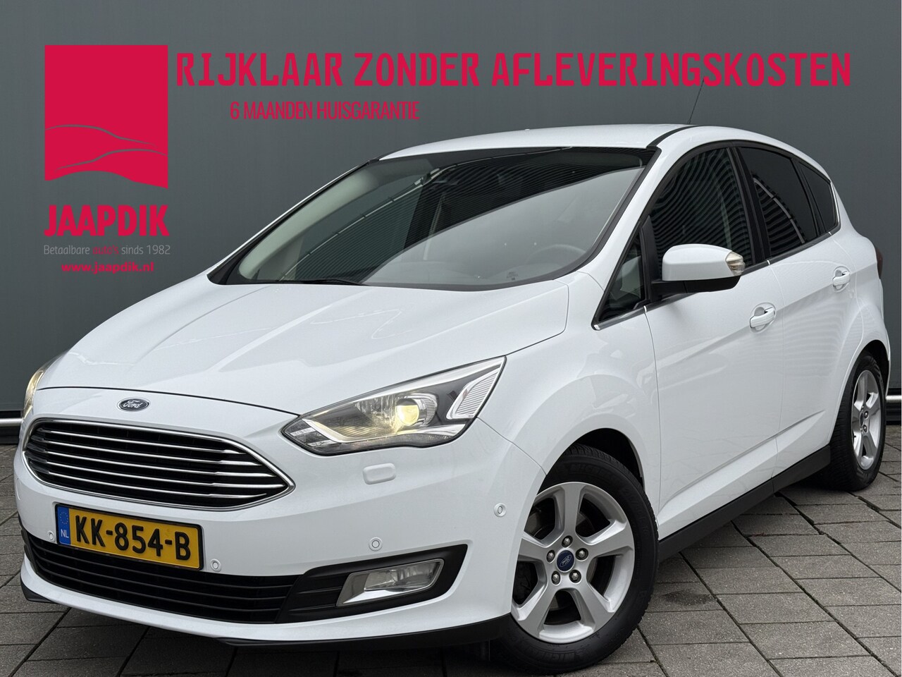 Ford C-Max - BWJ 2016 | 1.5T 150PK Titanium AUTOMAAT | TREKHAAK | CLIMA | CAMERA | NAVI | XENON | PDC 2 - AutoWereld.nl