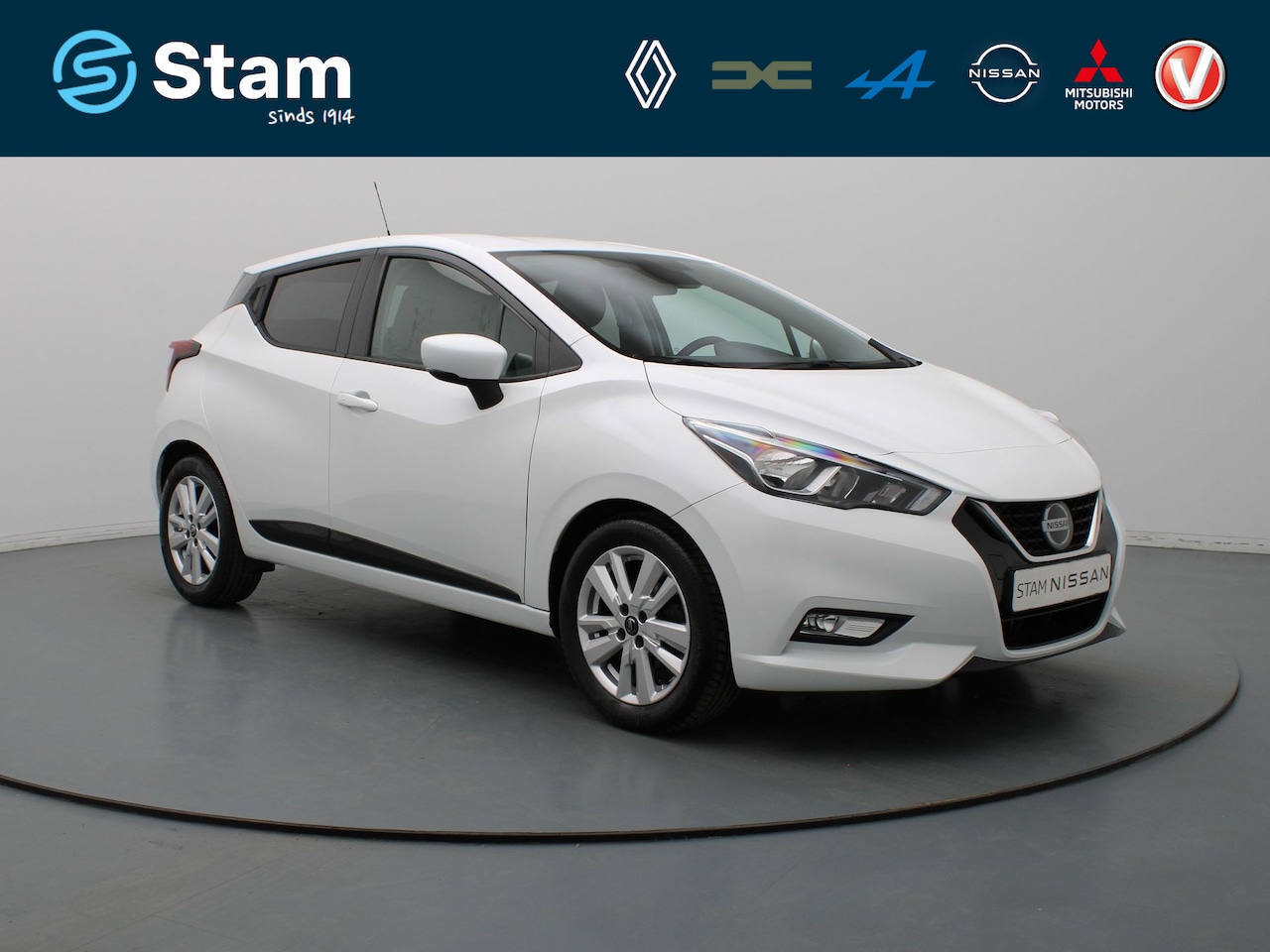 Nissan Micra - 1.0 IG-T Tekna Airco | Cruise | Navi | Parkeersens. achter - AutoWereld.nl