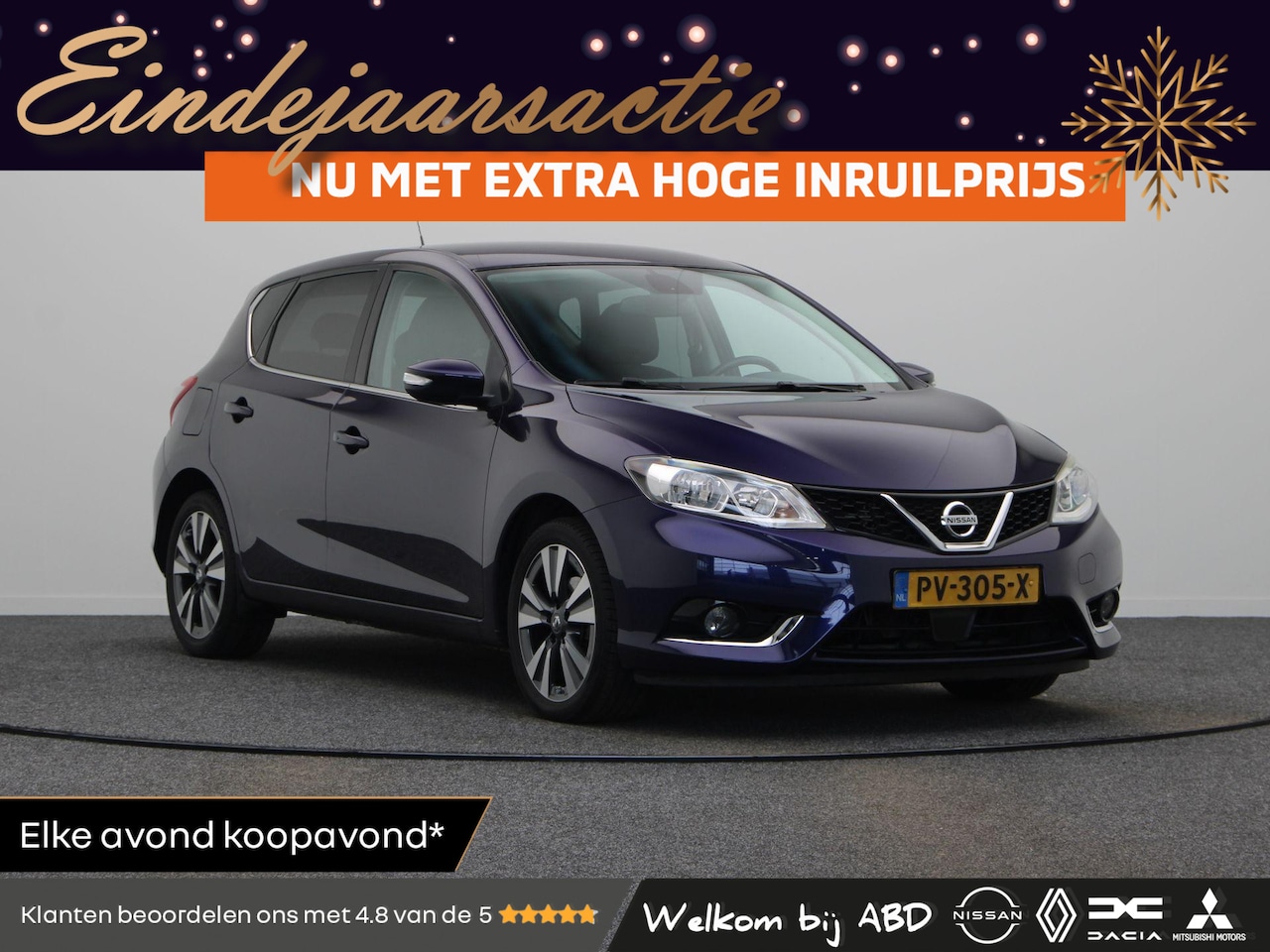 Nissan Pulsar - 1.2 DIG-T N-Connecta | Achteruitrijcamera | Trekhaak | Climate Control | Automaat | - AutoWereld.nl