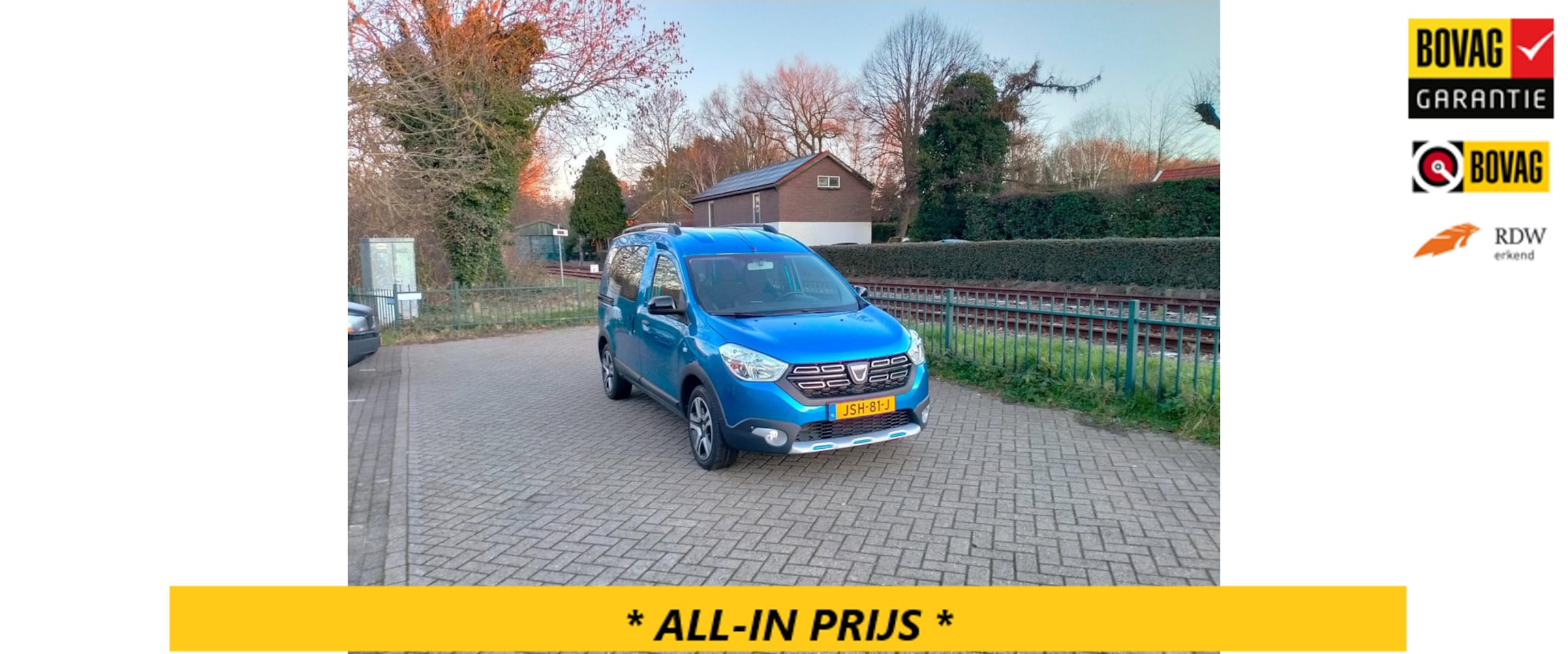 Dacia Dokker - 1.2 TCe S&S Série Limitée Stepway airco cruise ALLINPRIJS - AutoWereld.nl