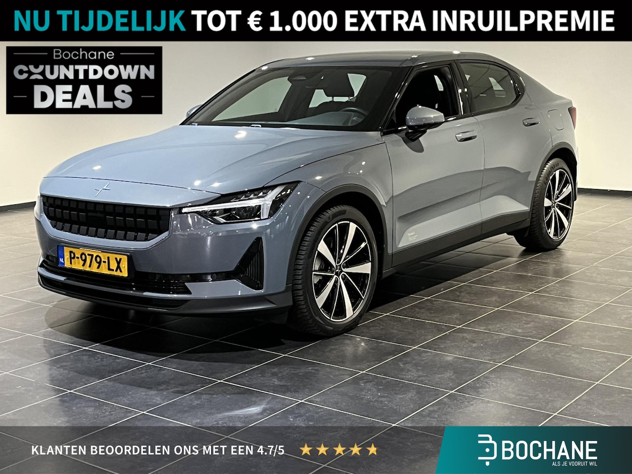 Polestar 2 - Long Range Single Motor 78 kWh | Trekhaak | Achteruitrijcamera | Navigatie | Apple CarPlay - AutoWereld.nl
