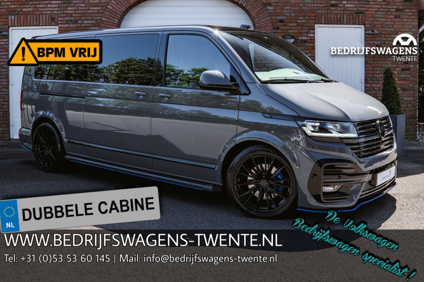 Volkswagen Transporter Caravelle - T6.1 2.0 TDI 204 PK DSG L2H1 A-KLEP BWT SPECIAL - AutoWereld.nl
