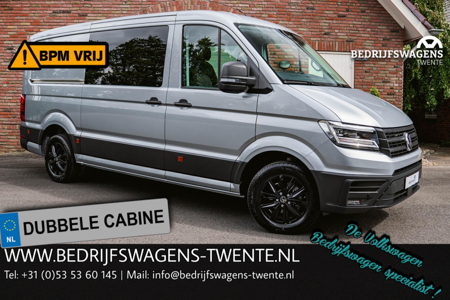 Volkswagen Crafter - 35 2.0 TDI 177PK Automaat L3H2 DUB/CAB LED - AutoWereld.nl