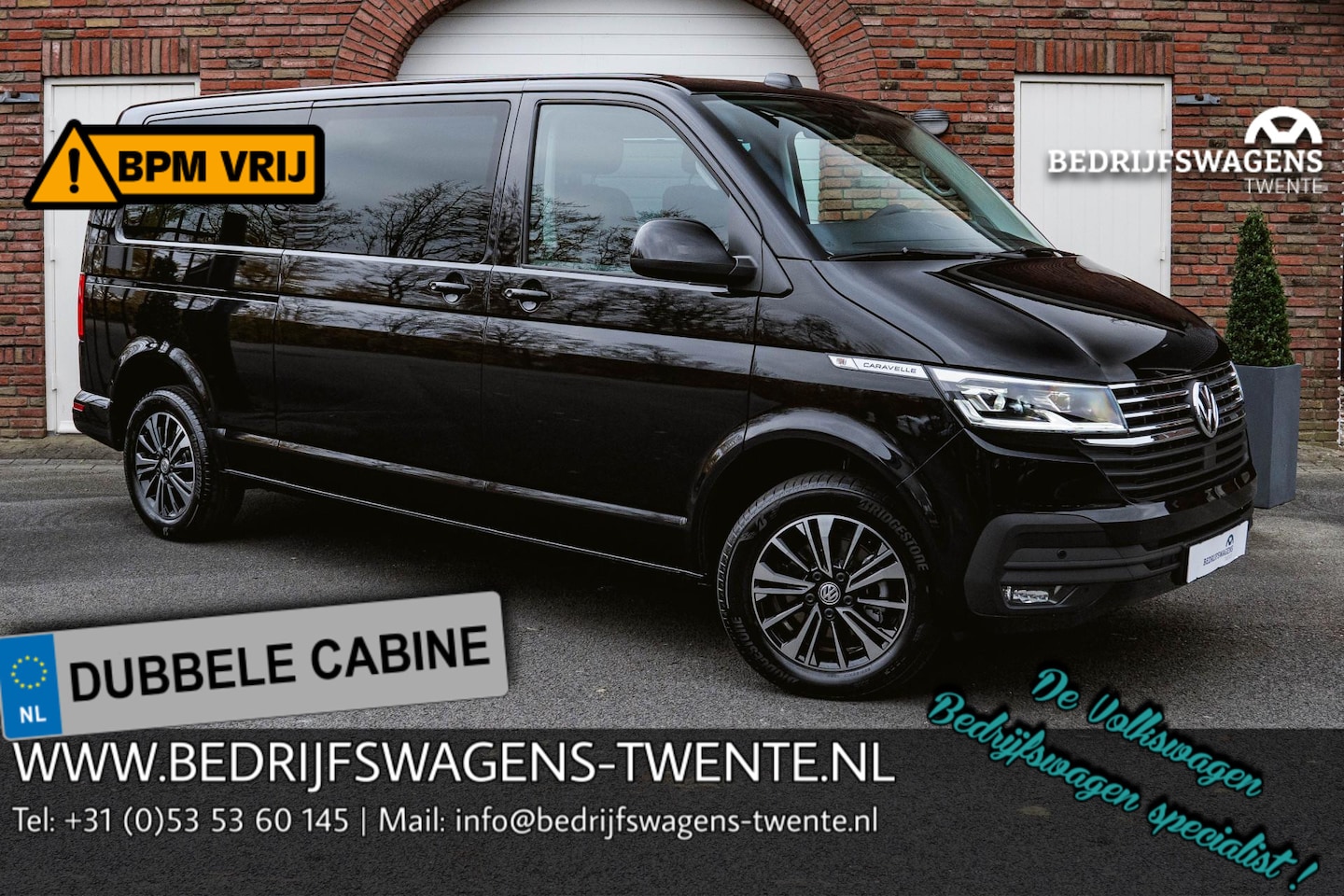 Volkswagen Transporter Caravelle - T6.1 2.0 TDI 150 PK DSG CARAVELLE L2H1 ACC | LED | Digital Cockpit | Virtual Cockpit | - AutoWereld.nl