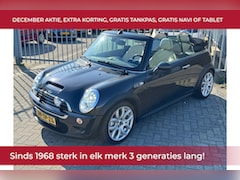 MINI Cabrio - 1.6 Cooper S Chili 170PK NL AUTO NAP Navi prof l LSDaf fabriek l Leer l Airco ECC l CRUISE