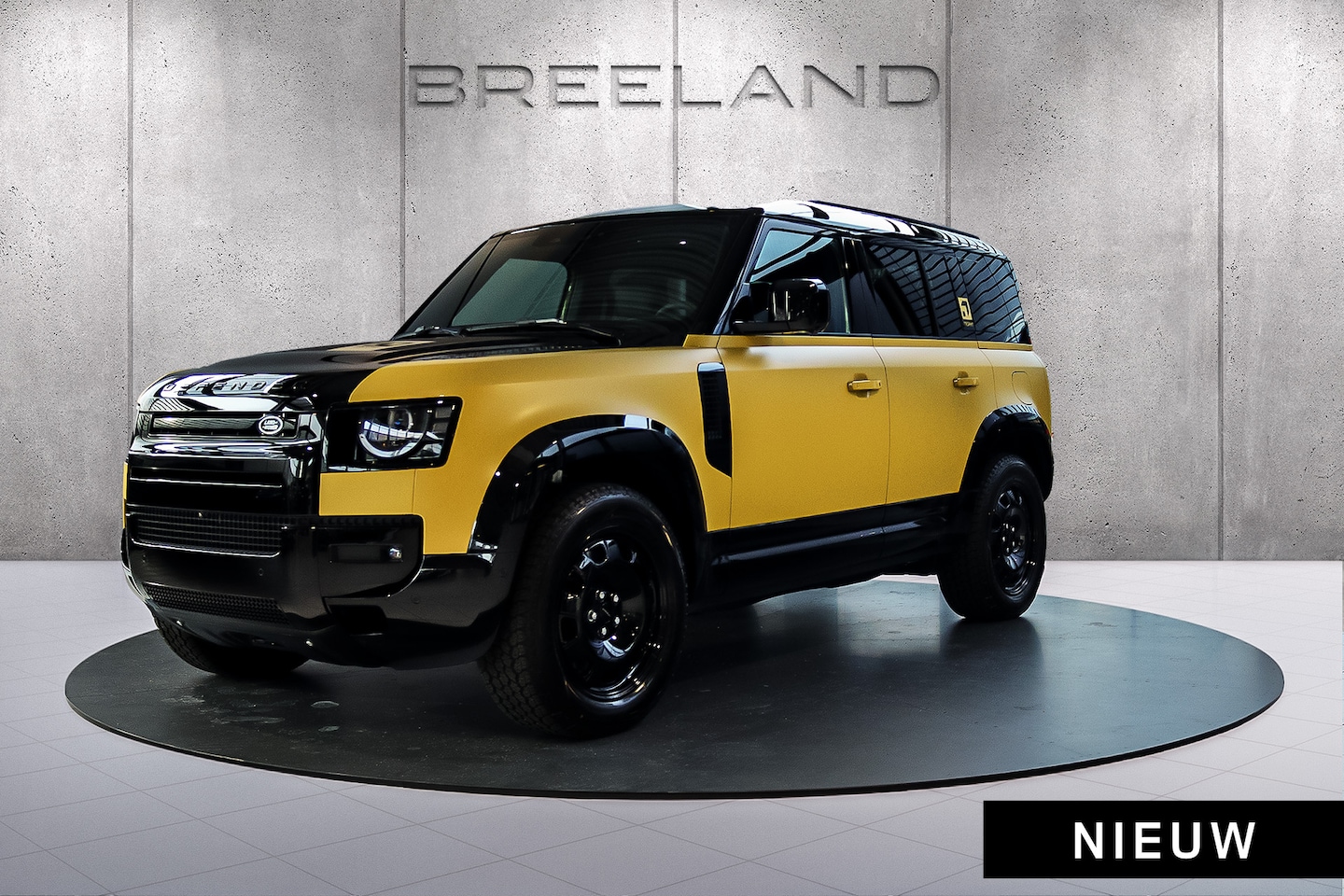 Land Rover Defender 110 - P300e Trophy Edition Deep Sandglow Yellow | FACELIFT | NIEUW! - AutoWereld.nl