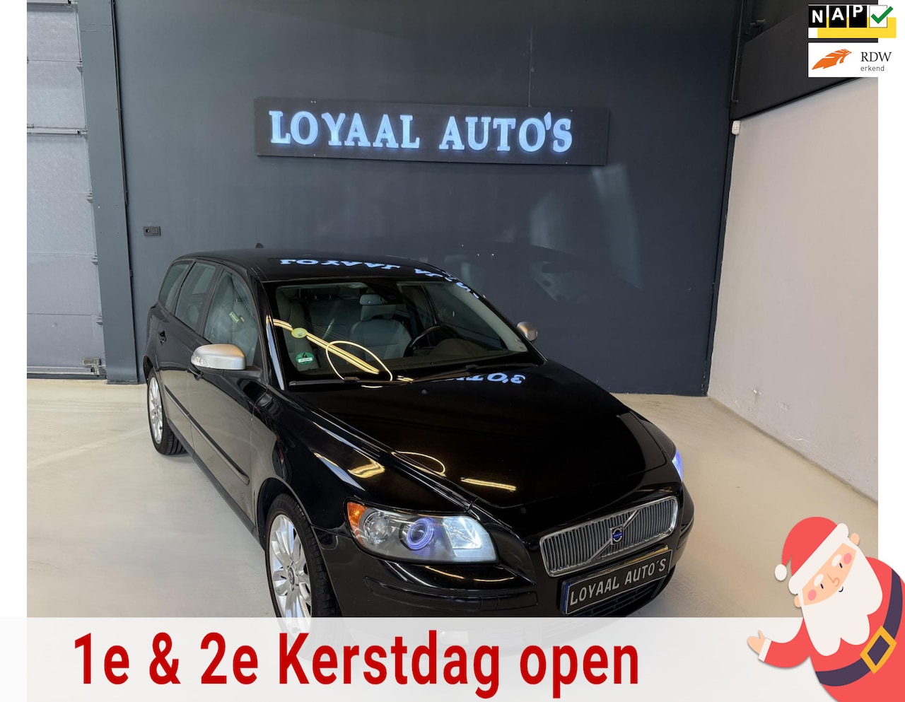 Volvo V50 - 1.6 Edition I Sport | CRUISE |AIRCO | LEER | NAP| APK - AutoWereld.nl