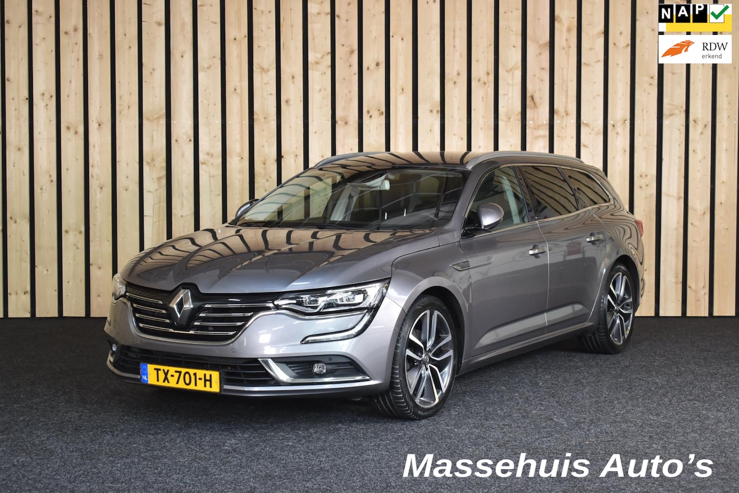 Renault Talisman Estate - 1.6 TCe Intens 1e eig. Trekhaak Camera 4Control Clima Navi + Nwe APK - AutoWereld.nl