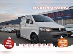 Volkswagen Transporter - 2.0 TDI L2H1 DC , AIRCO , TREKHAAK , CR CONTR , RADIO ,