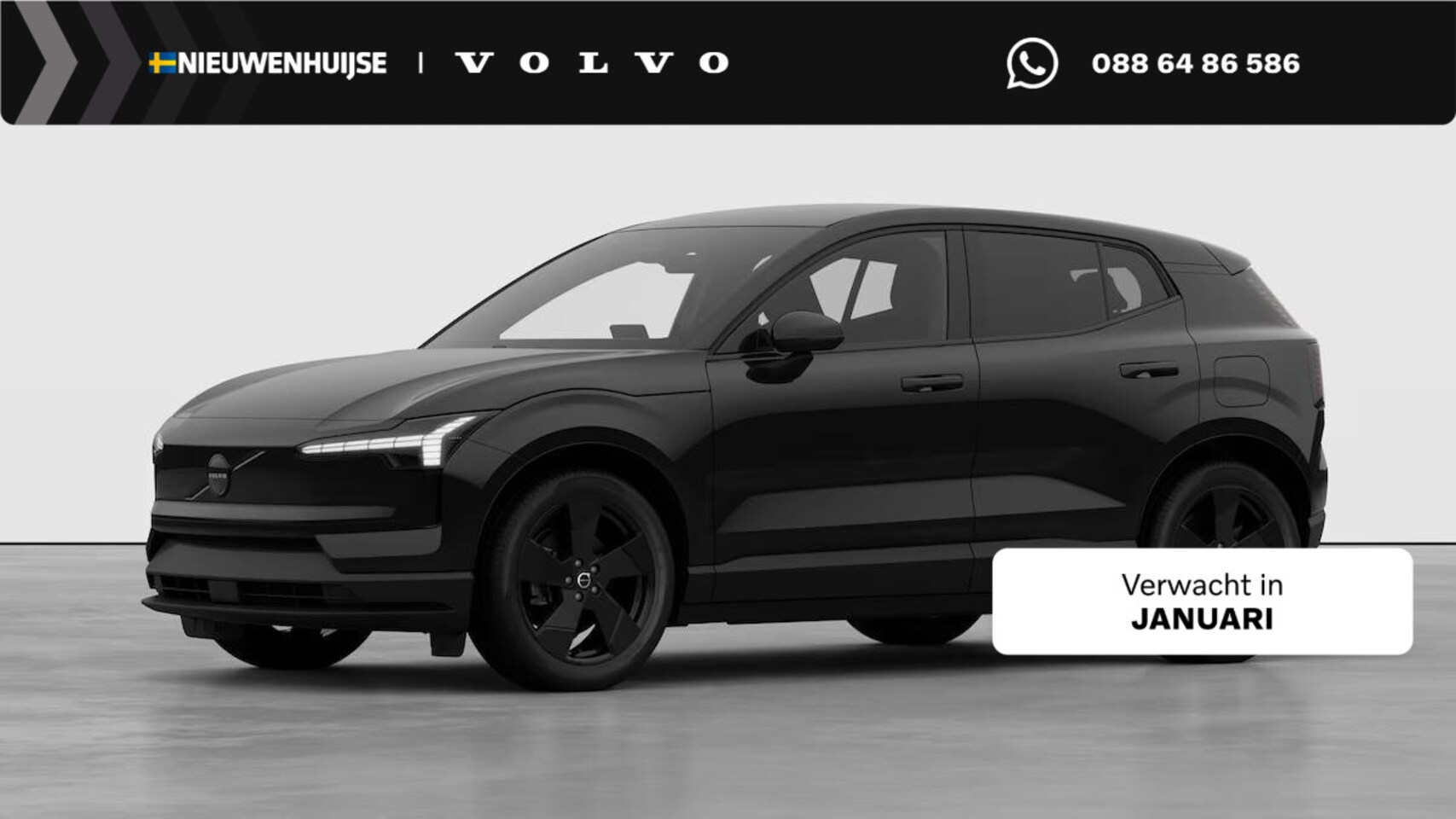 Volvo EX30 - Single Motor Ext Range Plus Black Ed Europa 69 kWh | BLACK EDITION | Stoel-/Stuurverarming - AutoWereld.nl