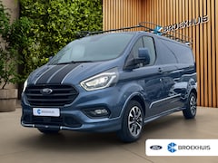 Ford Transit Custom - 320 2.0 TDCI L2H1 Sport | Vloer + Wandbekleding | Trekhaak | Stoelverwarming | Xenon | 17'