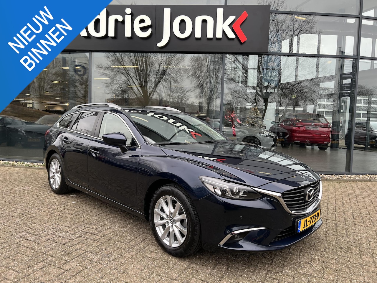 Mazda 6 Sportbreak - 2.0 SkyActiv-G 165 Skylease GT TREKHAAK | NAVIGATIE | APPLE CARPLAY/ANDROID AUTO | LEDER | - AutoWereld.nl