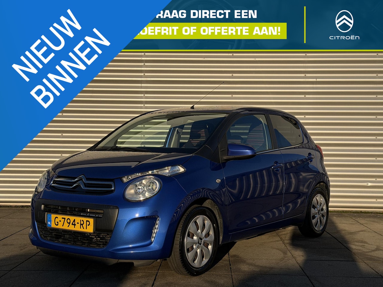 Citroën C1 - 1.0 VTi Feel 72 PK | Airco | Bluetooth | USB | Elektrisch Pakket | Snelheidsregelaar | Get - AutoWereld.nl