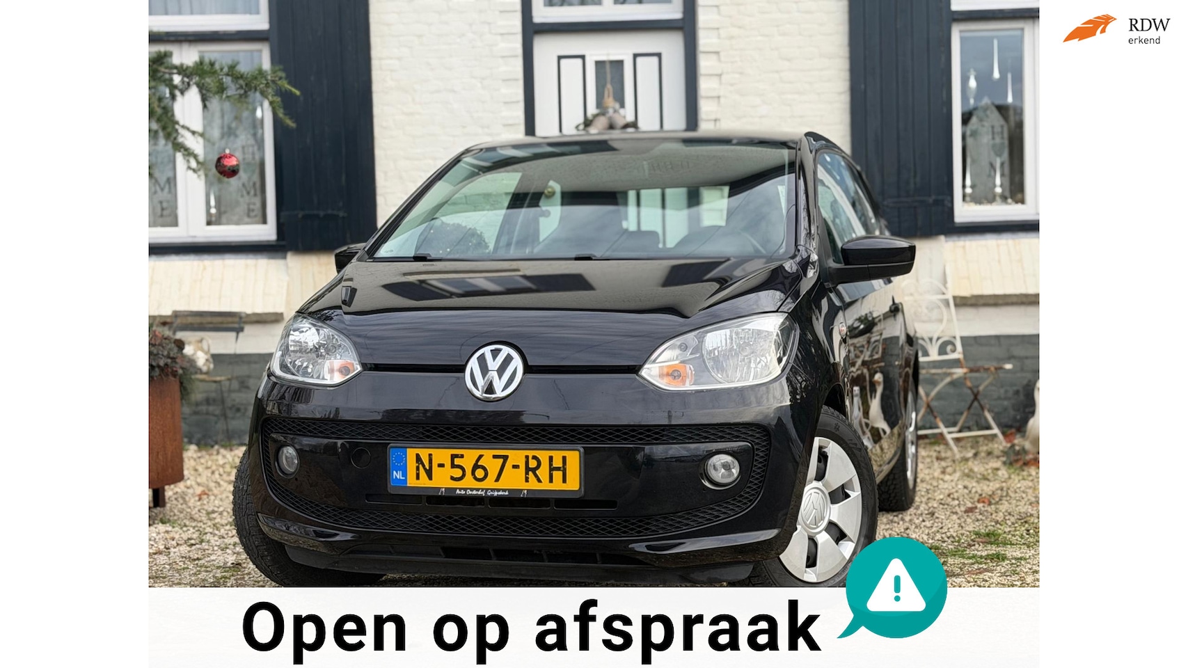 Volkswagen Up! - 1.0 high up!|Stoelverwarming|Airco|Elek-ramen|Nette auto! - AutoWereld.nl