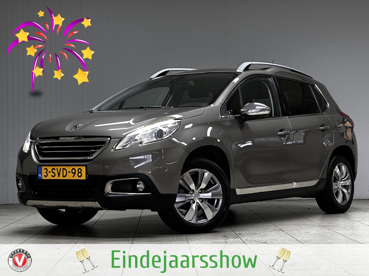 Peugeot 2008 - 1.2 VTi Allure Pack Premium Plus/ D-Riem Verv 85.000KM!/ Trekhaak/ LED Dagrijverl./ Half-L - AutoWereld.nl