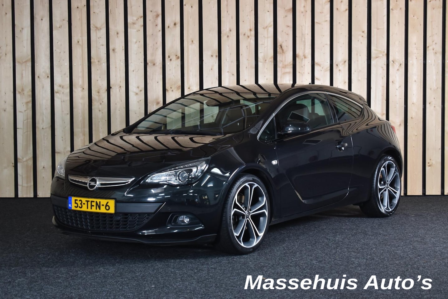 Opel Astra GTC - 1.6 Turbo Sport Navi PDC Clima Cruise Leer + Nwe APK - AutoWereld.nl