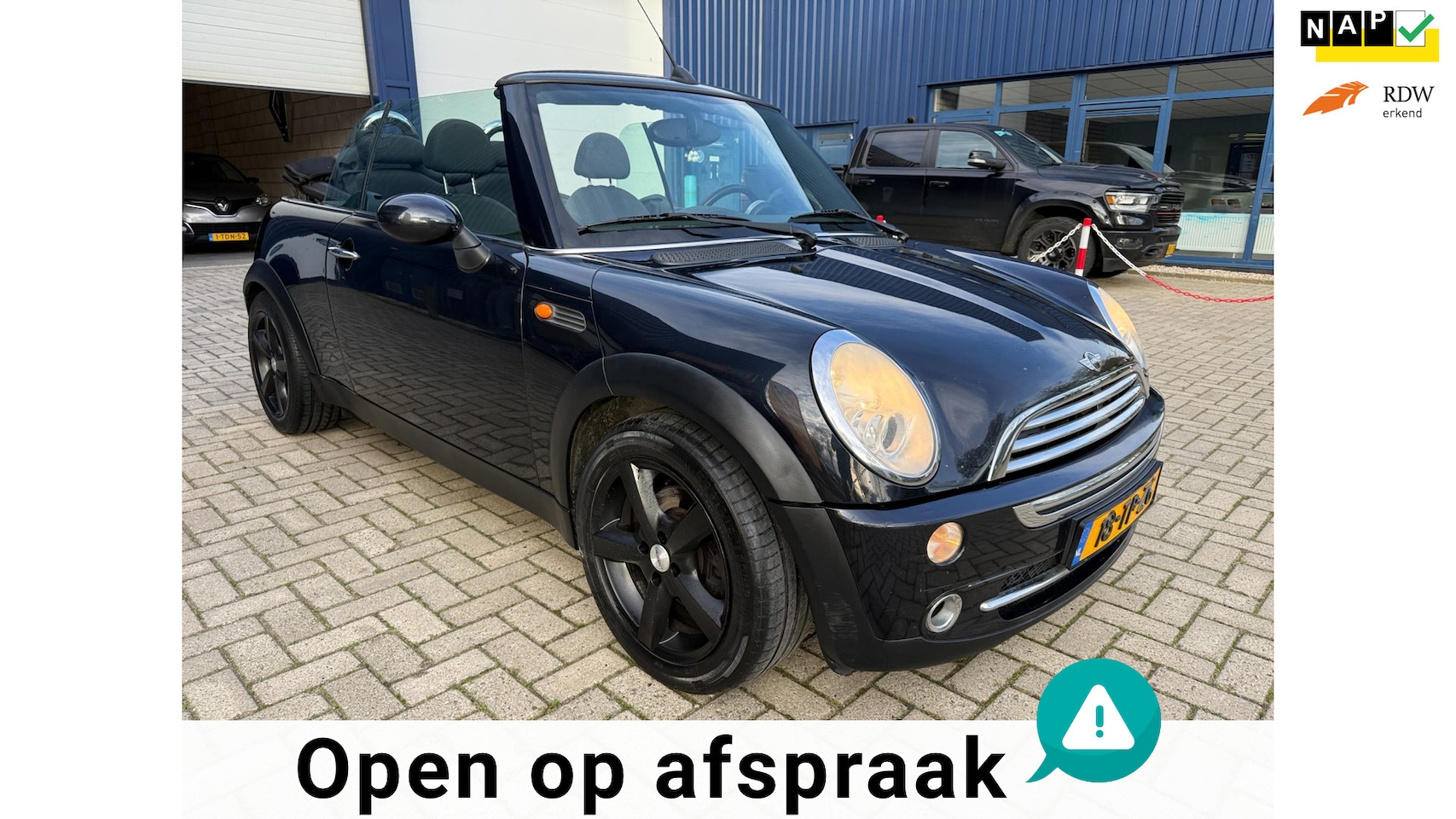 MINI Cabrio - Mini 1.6 Cooper 116pk Pepper CABRIOLET / NL AUTO / APK 10-2026 - AutoWereld.nl