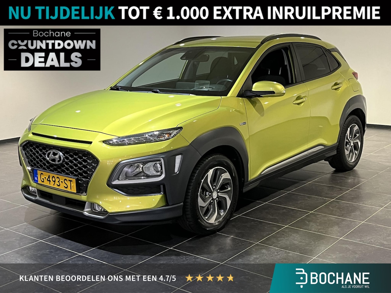 Hyundai Kona - 1.6 GDI HEV Fashion | Apple Carplay/Android Auto | metaalkleur | lichtmetalen velgen 16" | - AutoWereld.nl