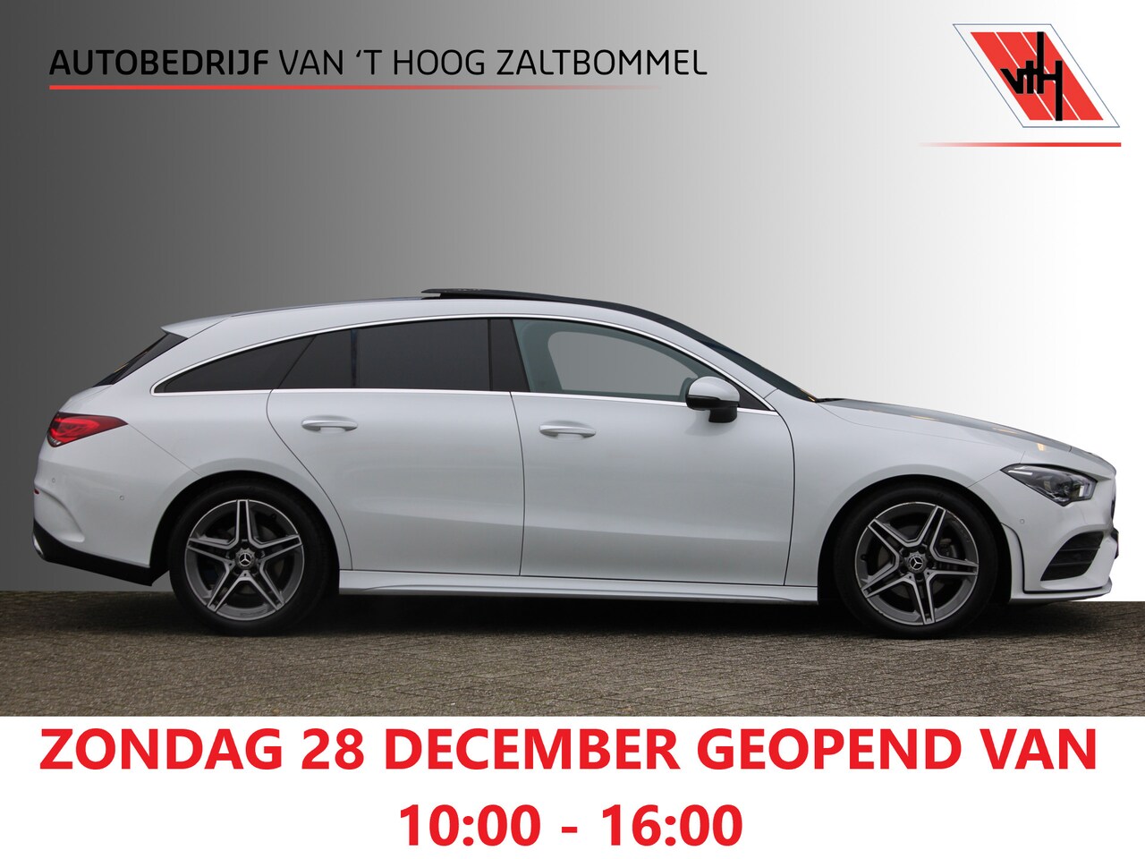 Mercedes-Benz CLA-klasse Shooting Brake - 180 AUT7 AMG PANORAMADAK MEMORY CARPLAY SFEER TREKHAAK - AutoWereld.nl