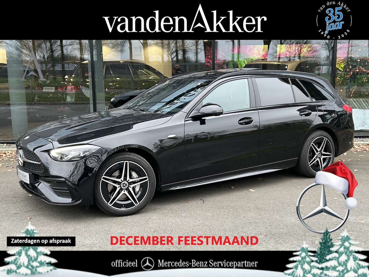 Mercedes-Benz C-klasse Estate - C300e AMG Plugin Hybride // Trekhaak // Panoramadak // Distronic // 360 Camera // Memory / - AutoWereld.nl