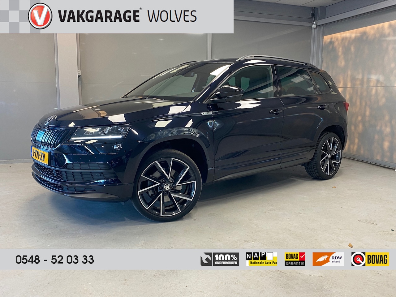 Skoda Karoq - 1.5 TSI ACT Sportline Business | AUTOMAAT | LED | 19"LM VELGEN | - AutoWereld.nl
