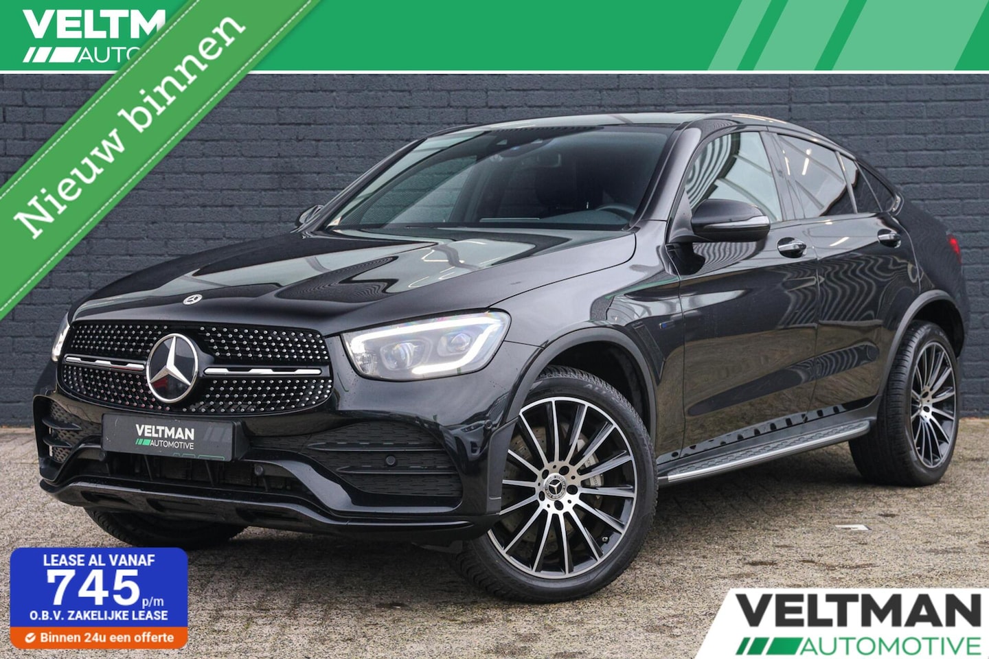 Mercedes-Benz GLC-klasse Coupé - 300e 4MATIC AMG LINE SCHUIFDAK BURMESTER 20INCH TREKHAAK NIGHT - AutoWereld.nl