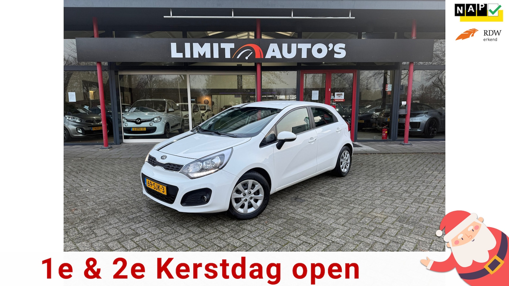 Kia Rio - 1.2 CVVT Super Pack/Climate/Cruise/Pdc/El.Ramen/Nap/Apk - AutoWereld.nl