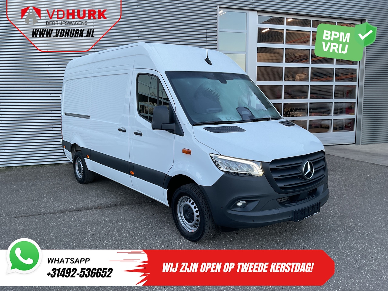 Mercedes-Benz Sprinter - 317 CDI Aut. L2H2 LED/ Gev.Stoel/ 270 Gr.Deuren/ Stoelverw./ Navi/ Camera/ PDC/ Cruise/ Ai - AutoWereld.nl