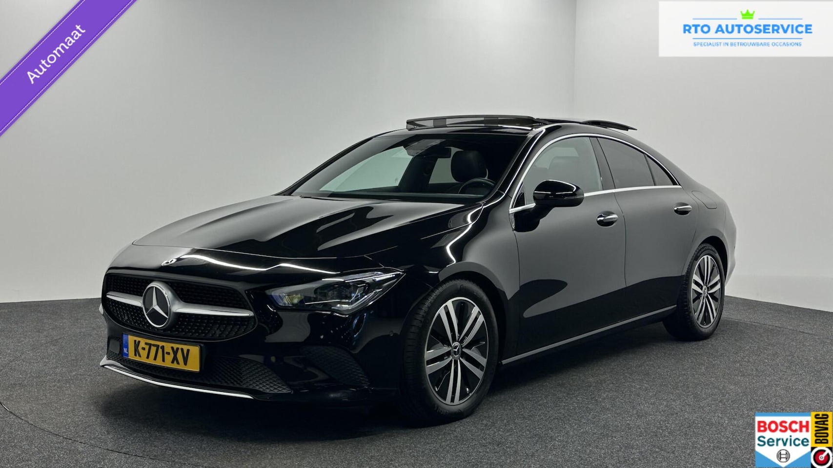 Mercedes-Benz CLA-Klasse - 180 Business Solution Luxury PANO CAMERA SFEERVERLICHTING NAVI CARPLAY. - AutoWereld.nl