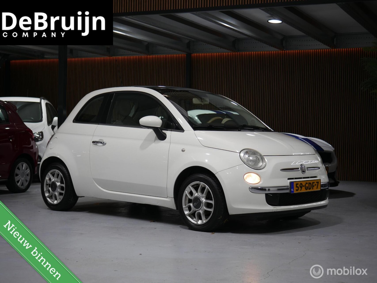 Fiat 500 - 1.2 Lounge | Panoramadak · Airco · Stijlvol - AutoWereld.nl