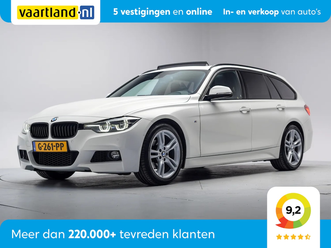 BMW 3-serie Touring - 318i M-Sport High Executive Aut. [ Panoramadak Camera Digi-dash HiFi ] - AutoWereld.nl