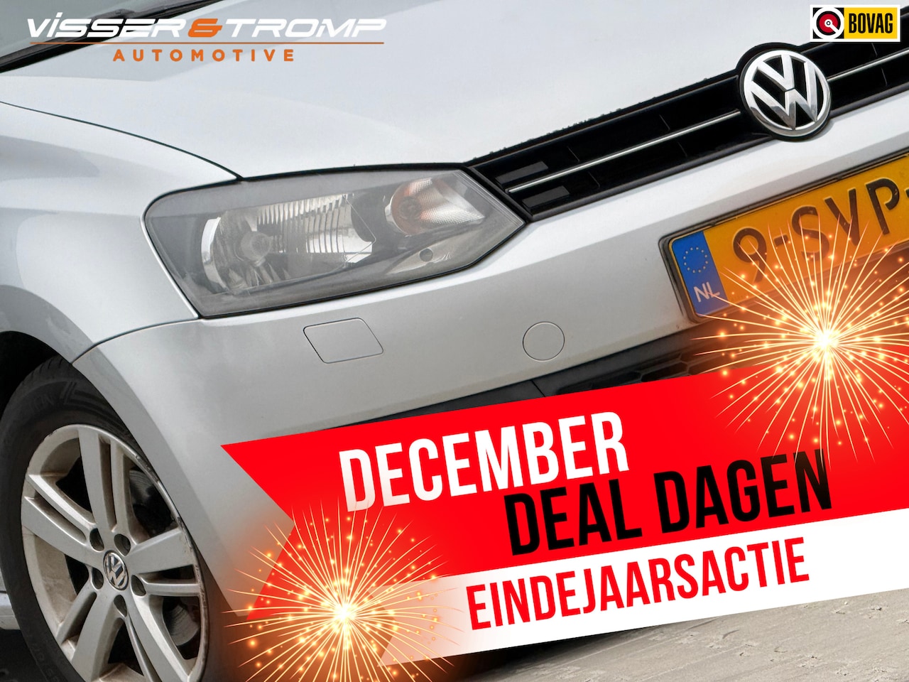 Volkswagen Polo - 1.2 TSI Highline DSG Automaat - Reflex Silver - Nav/Cruise/Stoelverwarming - AutoWereld.nl