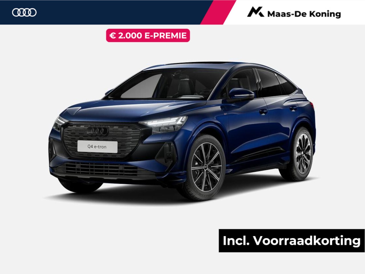 Audi Q4 Sportback e-tron - 45 quattro S Edition Competition 286 PK · Sonos Premium sound · Trekhaak elek. wegklapbaar - AutoWereld.nl