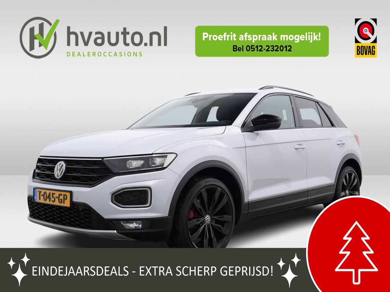 Volkswagen T-Roc - 1.5 TSI 150PK STYLE BLACK PACK DSG | Navi | Camera | 19 inch | Zeer Mooi! - AutoWereld.nl