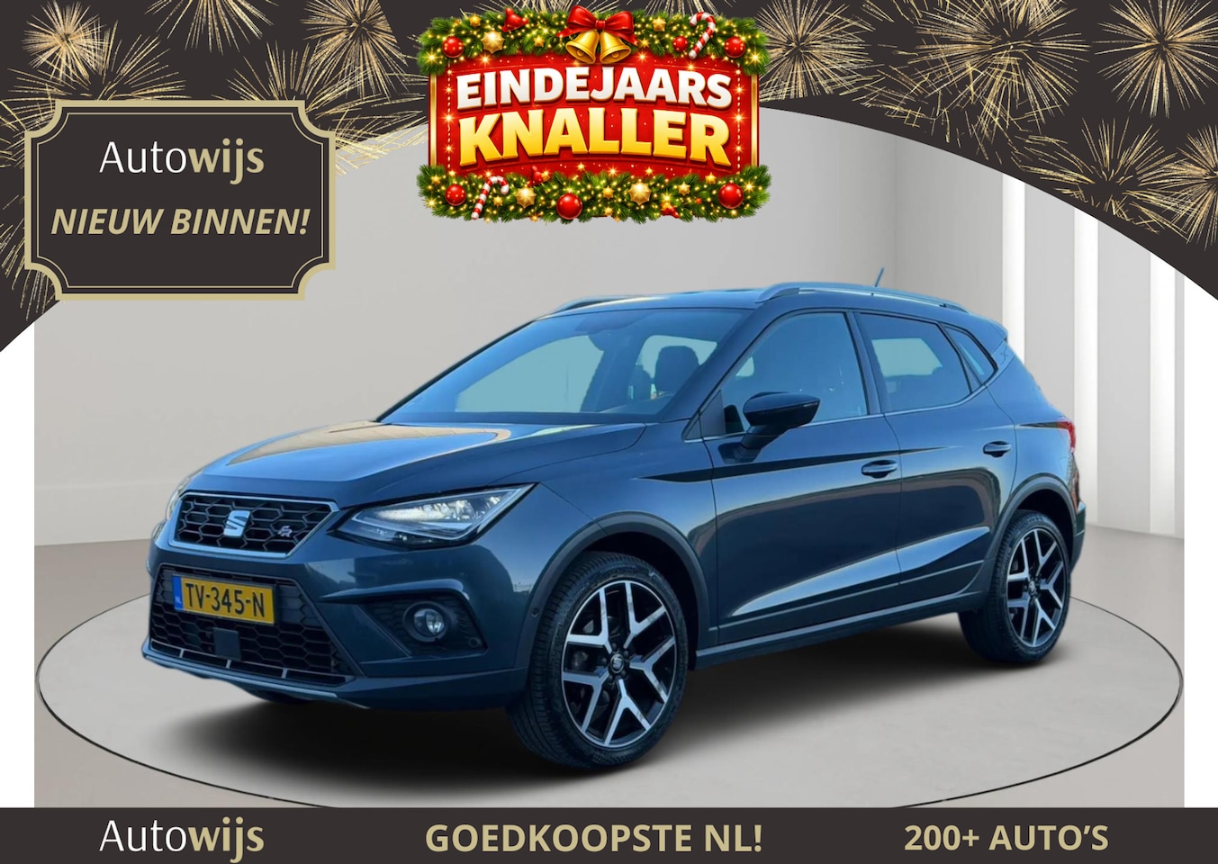 SEAT Arona - 1.0 TSI FR Business Intense|Camera|NL AUTO|CLIMA|AUT|LED|CARPLAY - AutoWereld.nl