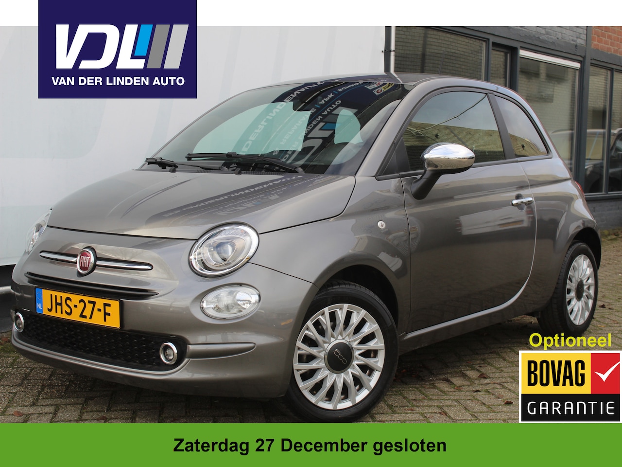 Fiat 500 - 1.0 Hybrid Apple carplay/ Android auto l 15" velgen l Airco l Cruise control - AutoWereld.nl