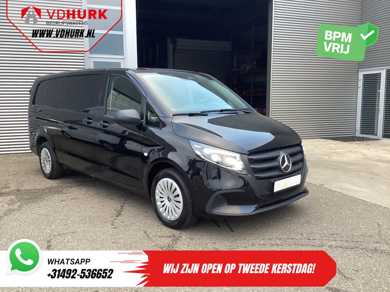 Mercedes-Benz Vito - 119 CDI Aut. L3 LED/ 2.5t Trekverm./ 270Gr.Deuren/ Stoelverw./ Carplay/ Camera/ Trekhaak/ - AutoWereld.nl