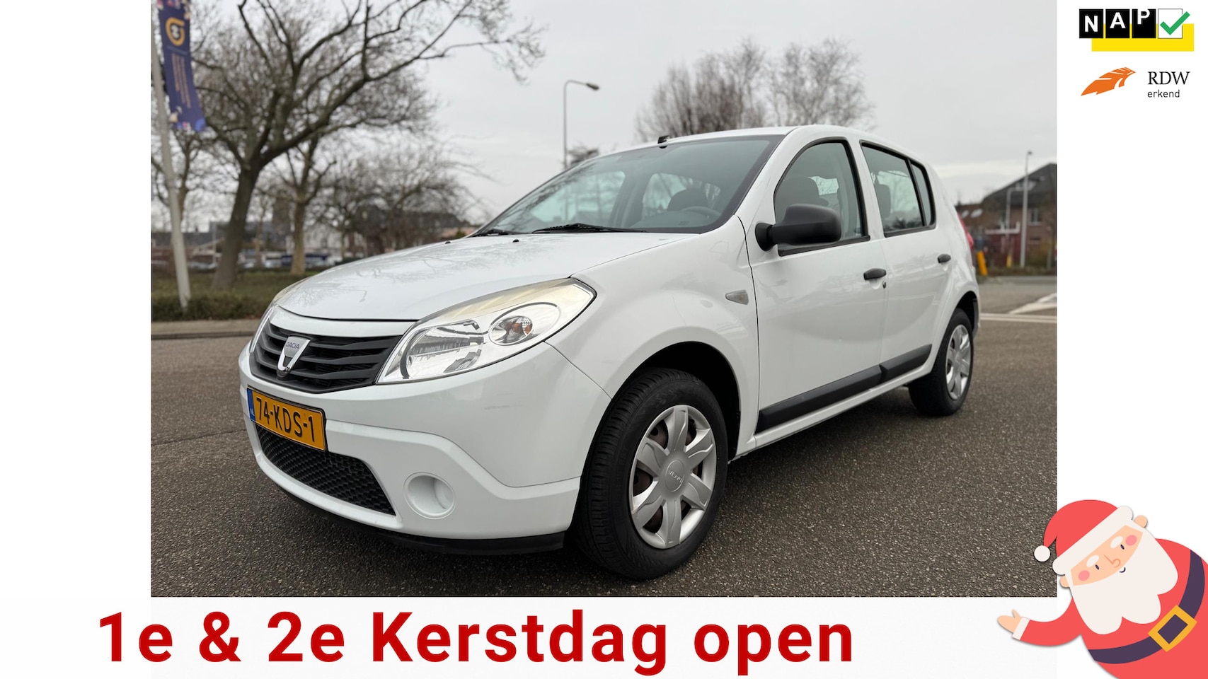 Dacia Sandero - 1.2 Ambiance / 1e.eigenaar / airco / nap……. - AutoWereld.nl