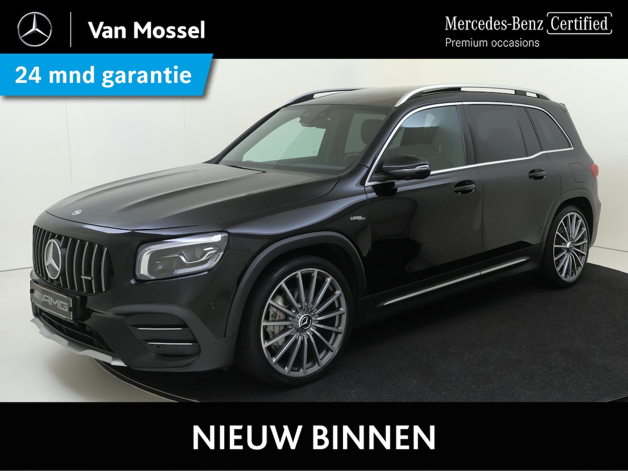 Mercedes-Benz GLB - AMG 35 4MATIC Premium Plus /Panoramadak /Burmester 3D /Distronic /360 Camera - AutoWereld.nl